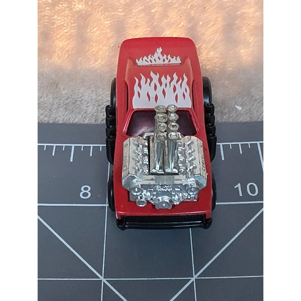 Vintage 1972 Matchbox Red Rider Hot Rod Diecast Car Red Flame Graphics Macau